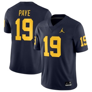 Kwity Paye Michigan Wolverines Jordan Brand Player Game Jersey - Navy