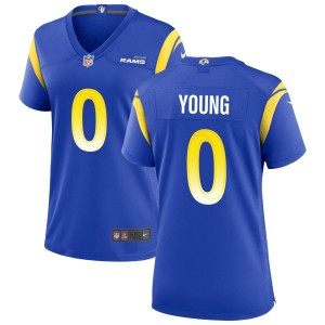 Byron Young Nike Los Angeles Rams Women's Game Jersey - Royal