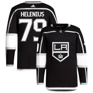 Samuel Helenius Los Angeles Kings adidas Home Primegreen Authentic Pro Jersey - Black