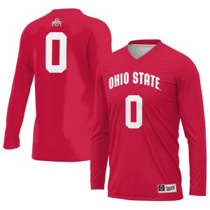 #0 Ohio State Buckeyes ProSphere Youth Women's Volleyball Jersey - Scarlet
