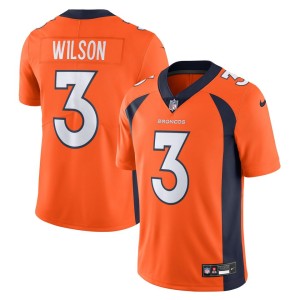 Men's Nike  Russell Wilson  Orange Denver Broncos  Vapor Untouchable Limited Jersey