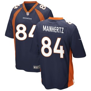 Chris Manhertz Denver Broncos Nike Alternate Game Jersey - Navy