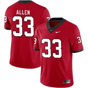CJ Allen Georgia Bulldogs Nike NIL Replica Football Jersey - Red