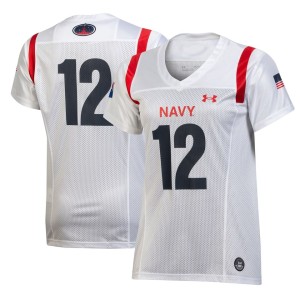Navy Midshipmen Under Armour Women's 2022 Special Games Replica Jersey - White