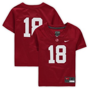 #18 Alabama Crimson Tide Nike Toddler Untouchable Football Jersey - Crimson