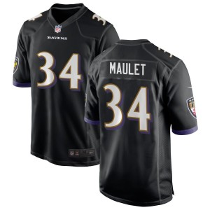 Arthur Maulet Baltimore Ravens Nike Youth Game Jersey - Black
