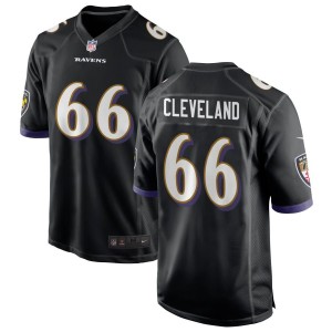 Ben Cleveland Baltimore Ravens Nike Alternate Game Jersey - Black
