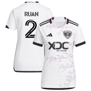 Ruan Ruan D.C. United adidas Women's 2023 The Cherry Blossom Kit Replica Jersey - White