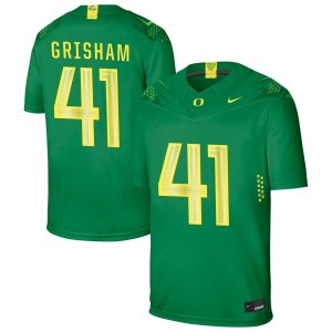 Zach Grisham Oregon Ducks Nike NIL Replica Football Jersey - Green
