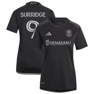 Sam Surridge Nashville SC adidas Women's 2023 Man In Black Kit Replica Jersey - Black