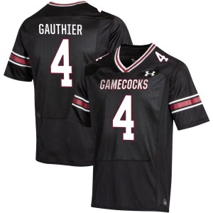 Colten Gauthier South Carolina Gamecocks Under Armour NIL Replica Football Jersey - Black
