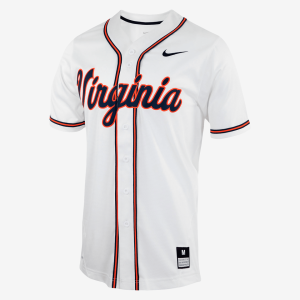 Virginia Cavaliers Men's Nike Dri-FIT College Replica Baseball Jersey - White