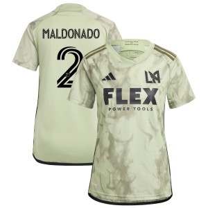 Denil Maldonado LAFC adidas Women's 2023 Smokescreen Replica Jersey - Green