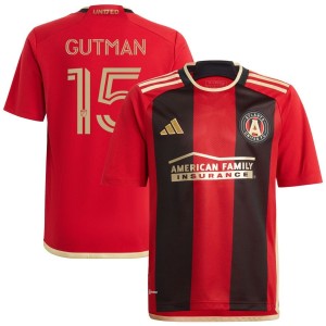 Andrew Gutman Atlanta United FC adidas Youth 2023 The 17s' Kit Replica Jersey - Black