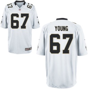 Landon Young Nike New Orleans Saints Youth Game Jersey