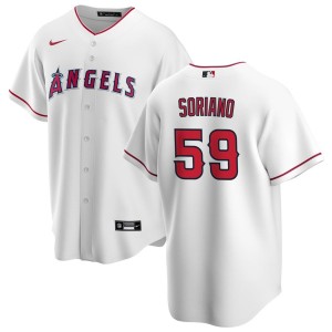 Jose Soriano Los Angeles Angels Nike Home Replica Jersey - White