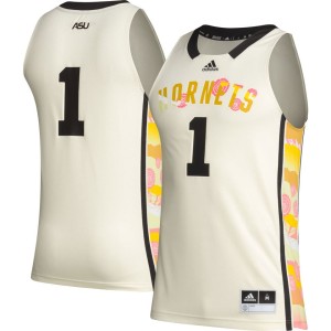 #1 Alabama State Hornets adidas Honoring Black Excellence Basketball Jersey - Khaki