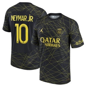 Neymar Jr. Paris Saint-Germain Jordan Brand 2022/23 Fourth Vapor Match Authentic Player Jersey - Black