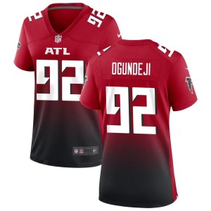 Adetokunbo Ogundeji Atlanta Falcons Nike Women's Alternate Game Jersey - Red
