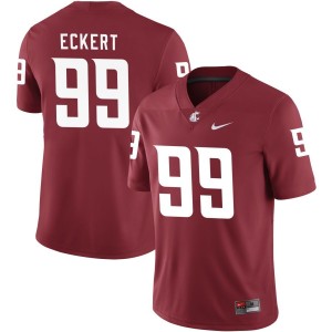 Alec Eckert Washington State Cougars Nike NIL Replica Football Jersey - Crimson