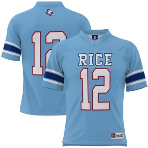 #12 Rice Owls ProSphere Youth Football Jersey - Light Blue