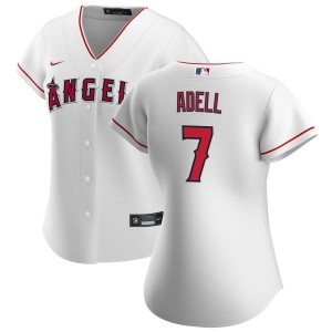 Jo Adell Los Angeles Angels Nike Women's Home Replica Jersey - White