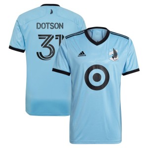 Hassani Dotson Minnesota United FC adidas 2021 The River Kit Replica Jersey - Light Blue