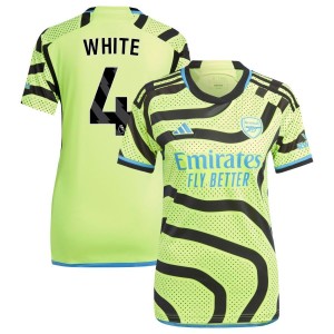 Ben White  Arsenal adidas Women's 2023/24 Away Replica Jersey - Yellow