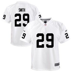 Chris Smith Las Vegas Raiders Nike Youth Team Game Jersey - White