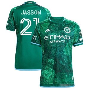 Andres Jasson  New York City FC adidas 2023 The Parks Authentic Jersey - Green