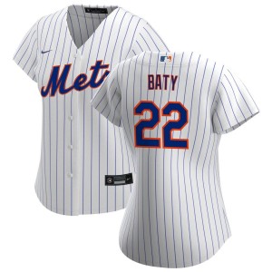Brett Baty New York Mets Nike Women's Home Replica Jersey - White