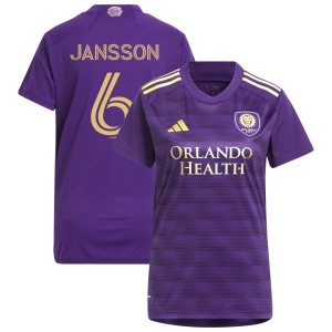 Robin Jansson Orlando City SC adidas Women's 2023 The Wall Kit Replica Jersey - Purple