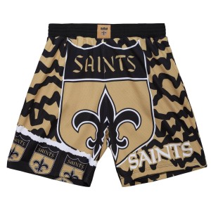 Jumbotron 2.0 Sublimated Shorts New Orleans Saints