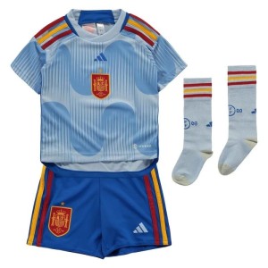 Youth Spain Away Jersey 2022 World Cup Kids Kit