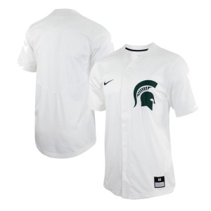 Michigan State Spartans Nike Replica Baseball Jersey - White