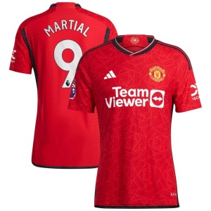 Anthony Martial Manchester United adidas 2023/24 Home Authentic Player Jersey - Red