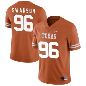 Zac Swanson Texas Longhorns Nike NIL Replica Football Jersey - Texas Orange
