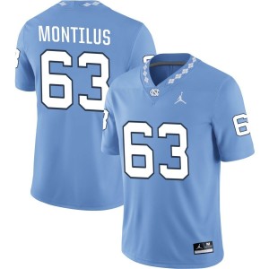 Ed Montilus North Carolina Tar Heels Jordan Brand NIL Replica Football Jersey - Carolina Blue