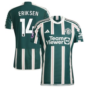 Christian Eriksen  Manchester United adidas 2023/24 Away Authentic Jersey - Green