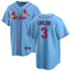 Dylan Carlson St. Louis Cardinals Nike Alternate Replica Jersey - Light Blue