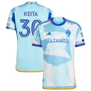 Aboubacar Keita Colorado Rapids adidas 2023 New Day Kit Authentic Jersey - Light Blue