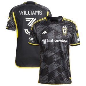 Josh Williams Columbus Crew adidas 2023 VeloCITY Kit Authentic Jersey - Black