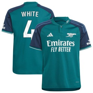 Ben White  Arsenal adidas Youth 2023/24 Third Replica Jersey - Green
