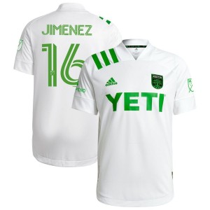 Hector Jimenez Austin FC adidas 2021 Secondary Legends Authentic Jersey - White