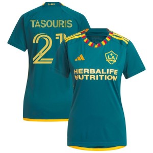 George Tasouris LA Galaxy adidas Women's 2023 LA Kit Replica Jersey - Green