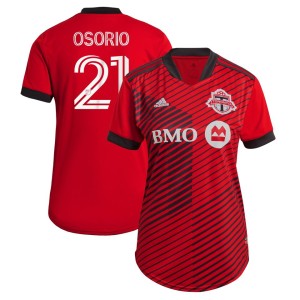 Jonathan Osorio Toronto FC adidas Women's 2021 A41 Replica Player Jersey - Red