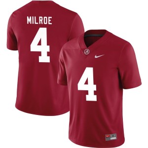 Jalen Milroe Alabama Crimson Tide Nike NIL Replica Football Jersey - Crimson