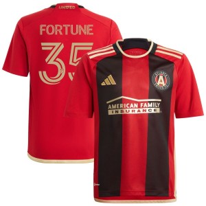 Ajani Fortune Atlanta United FC adidas Youth 2023 The 17s' Kit Replica Jersey - Black