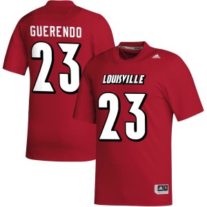 Isaac Guerendo Louisville Cardinals adidas NIL Replica Football Jersey - Red