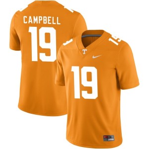 Charles Campbell Tennessee Volunteers Nike NIL Replica Football Jersey - Tennessee Orange